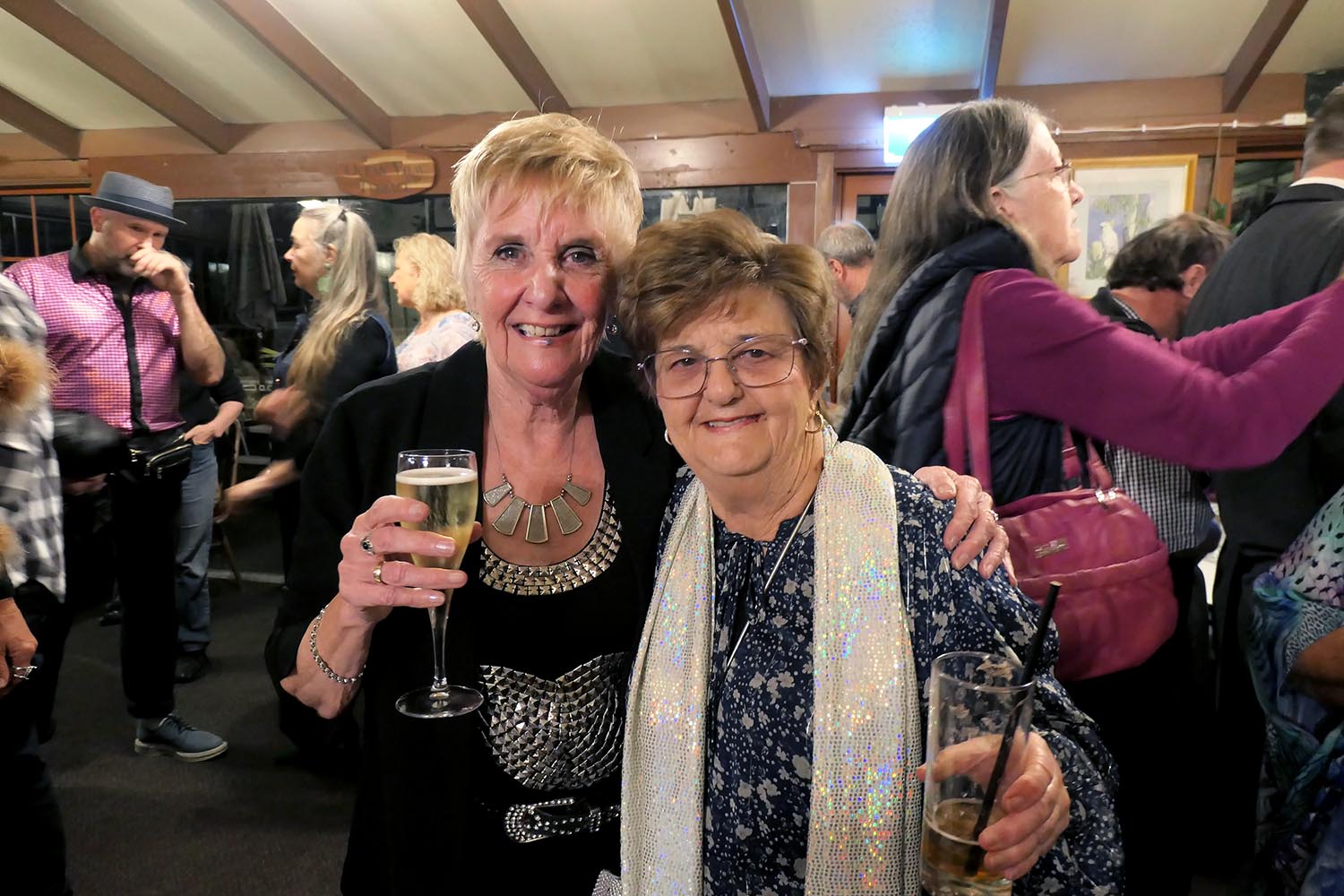 Tamborine Time’s Editor Barbara Proudman with Founding Editor Margaret Aves